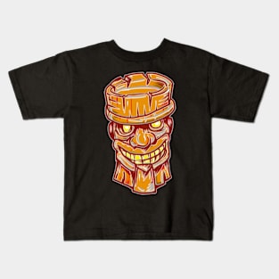 Smiling tiki Kids T-Shirt